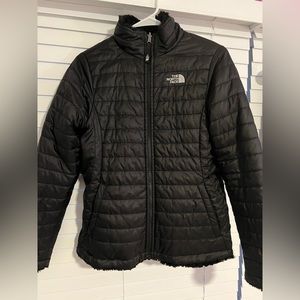 Black North Face winter coat